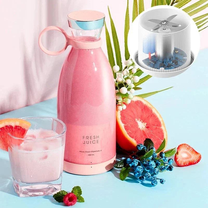Frullatore Mini Portatile | USB Smoothie Maker To Go | Estrattore Senza Fili per Smoothies & Shakes | Blendio