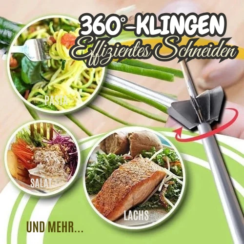 Affettaverdure a spirale | Lame in acciaio inossidabile a 360 gradi | Strisce uniformi di erbe e verdure | SwiftSlice