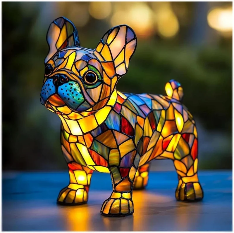 Lampada notturna in design per animali domestici | Luce calda | Funzionamento USB con interruttore | GlowPaws