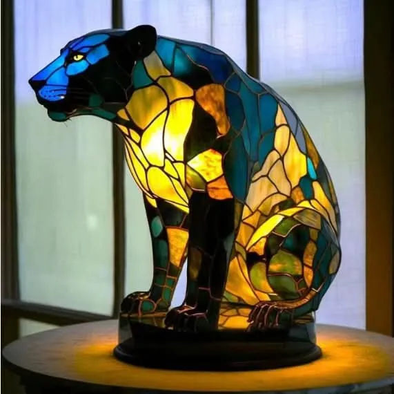 Lampada notturna in design per animali domestici | Luce calda | Funzionamento USB con interruttore | GlowPaws