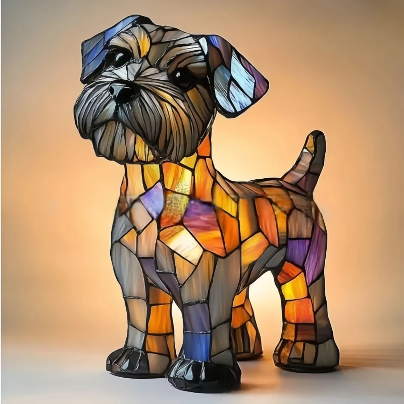 Lampada notturna in design per animali domestici | Luce calda | Funzionamento USB con interruttore | GlowPaws