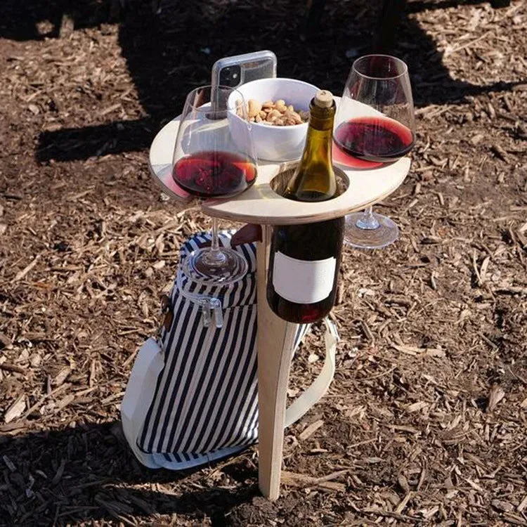 Portabottiglie | Tavolo da Vino all'aperto | Stabilità e Sicurezza | VinoStake