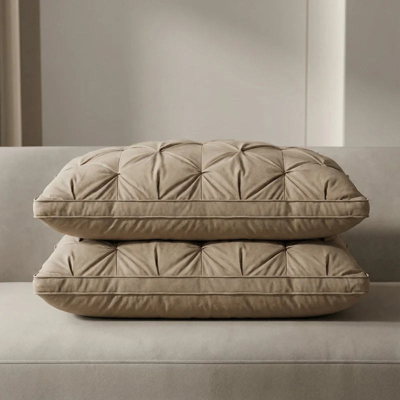 Cuscino in piuma | Morbida supporto come in hotel | Rivestimento in cotone traspirante | FederTraum