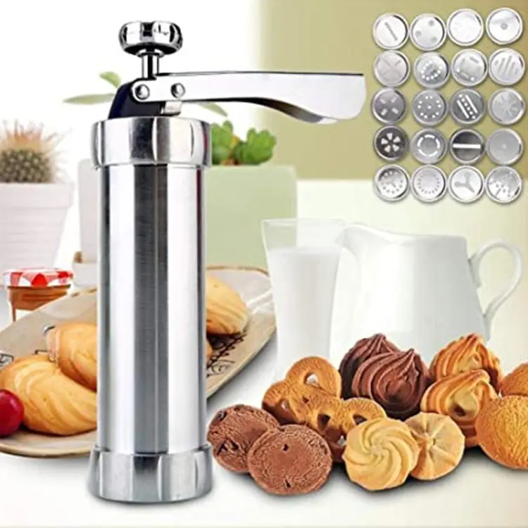 Pressa per Biscotti in Acciaio Inossidabile | Perfetta per Biscotti Uniformi | BakePro