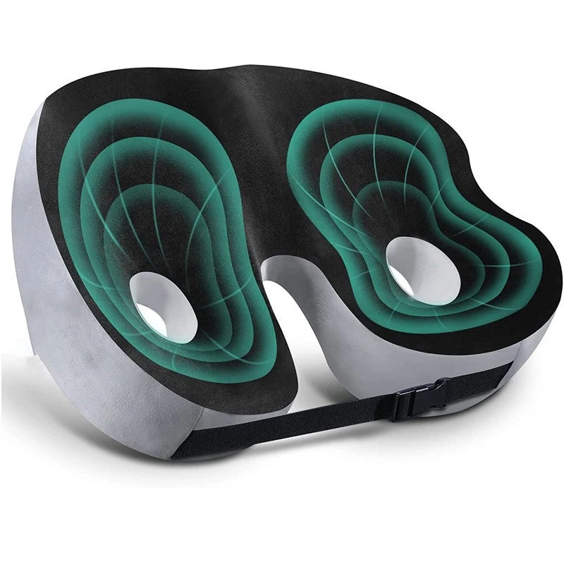 Cuscino in Schiuma Memory con Comfort per le Ossa Ischiatiche per Supporto Lombare
