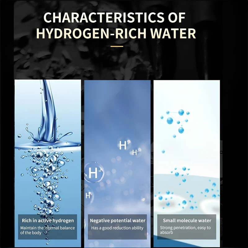 Bottiglia d'Acqua Ionizzatore di Idrogeno NovaHydro Elite 5000ppb