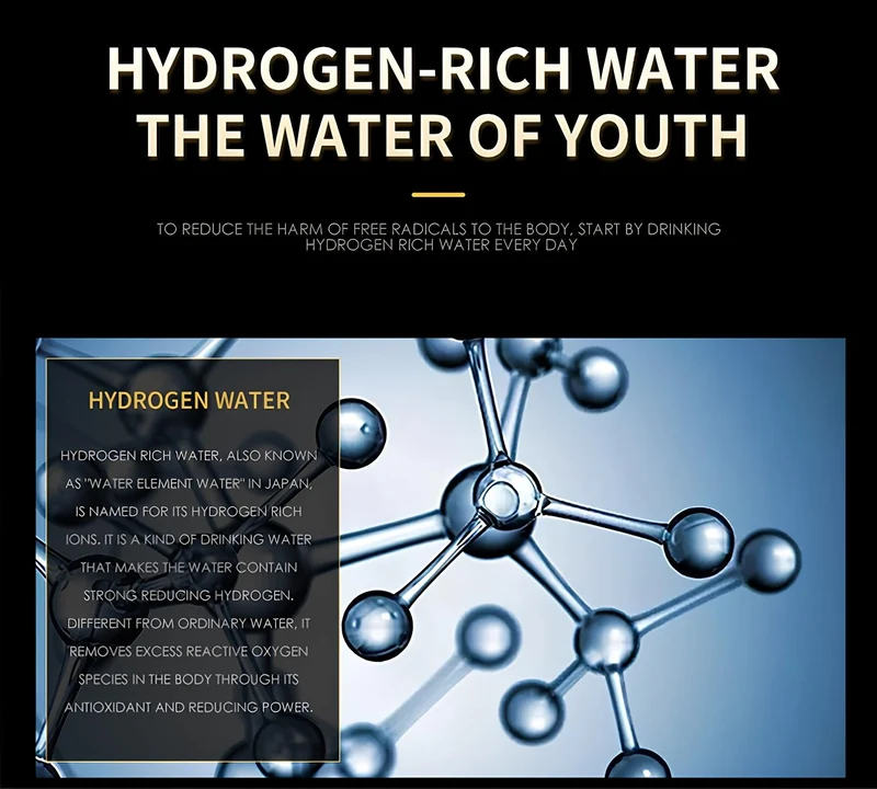 Bottiglia d'Acqua Ionizzatore di Idrogeno NovaHydro Elite 5000ppb