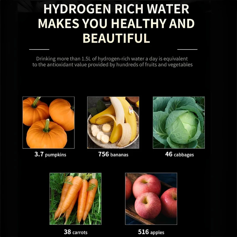 Bottiglia d'Acqua Ionizzatore di Idrogeno NovaHydro Elite 5000ppb