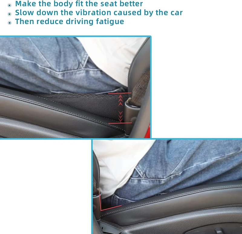 Versione Pro Cuscino Rialzato per Seggiolino Auto per Maggiore Comfort di Guida
