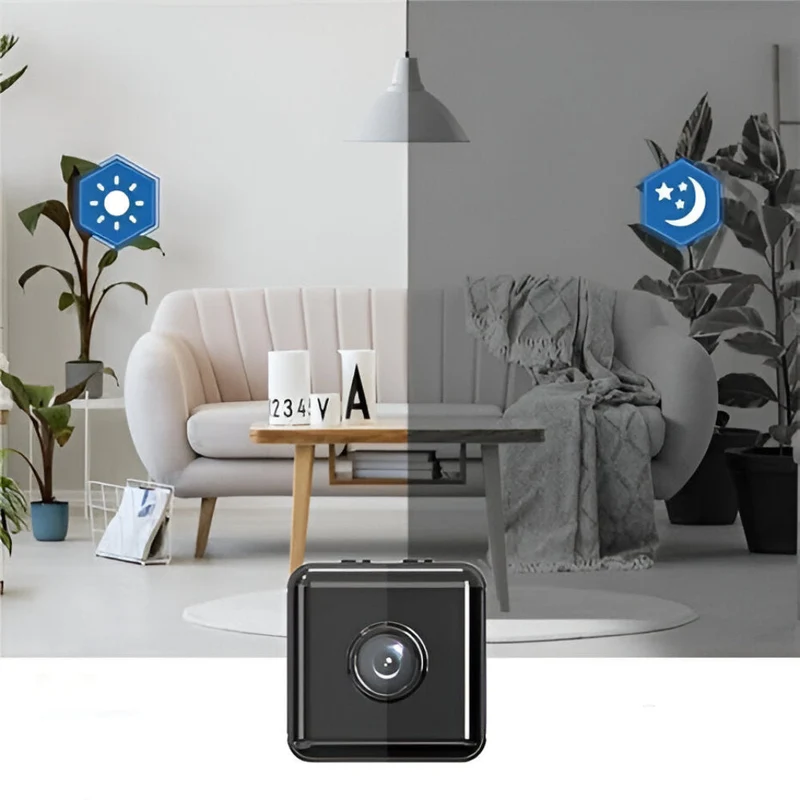 Lyrana - Telecamera di Sicurezza Mini Wifi Senza Fili con Visione Live e Notturna