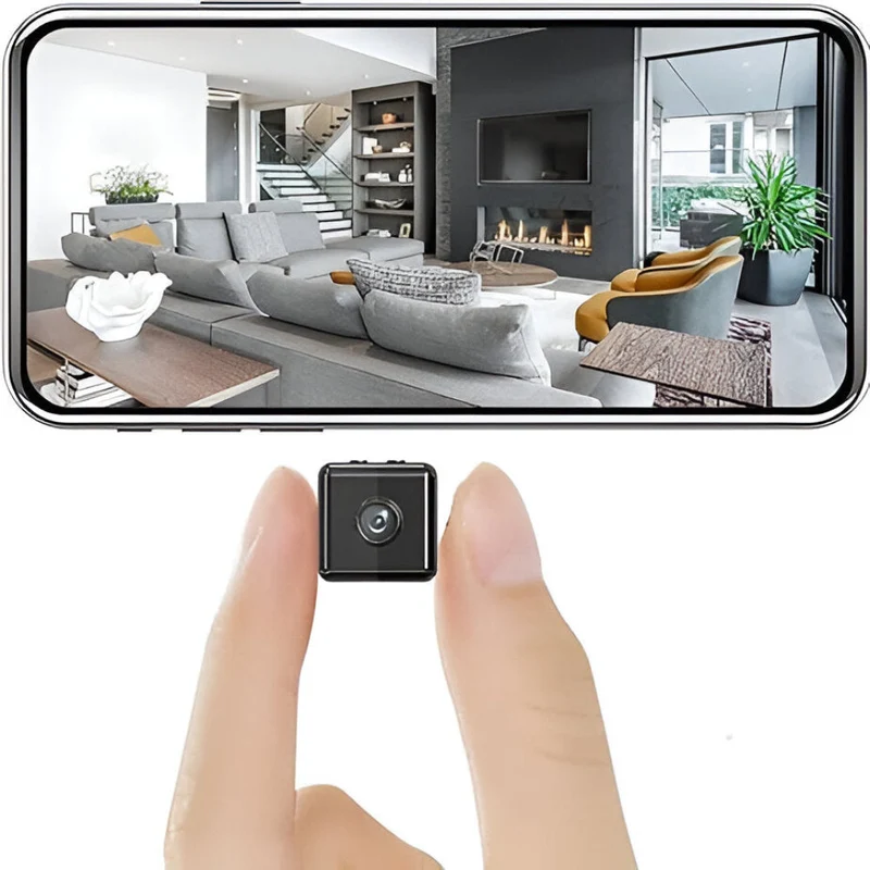 Lyrana - Telecamera di Sicurezza Mini Wifi Senza Fili con Visione Live e Notturna