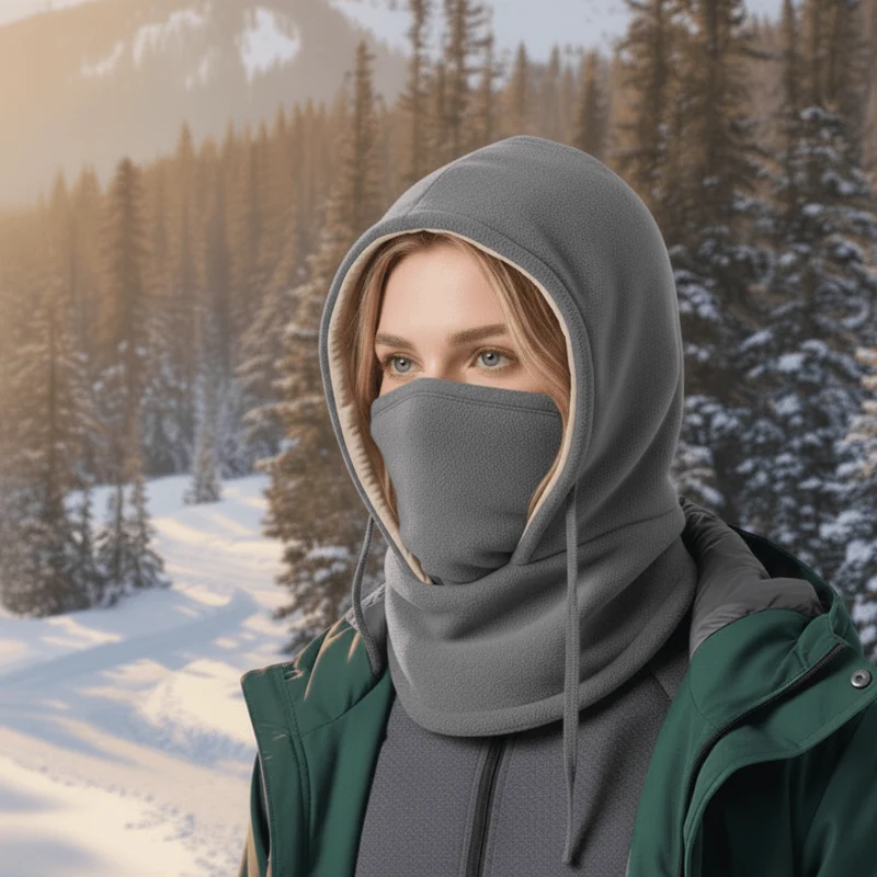 Frostkern – Berretto Invernale Con Protezione Per Il Collo E Strato Esterno Antivento