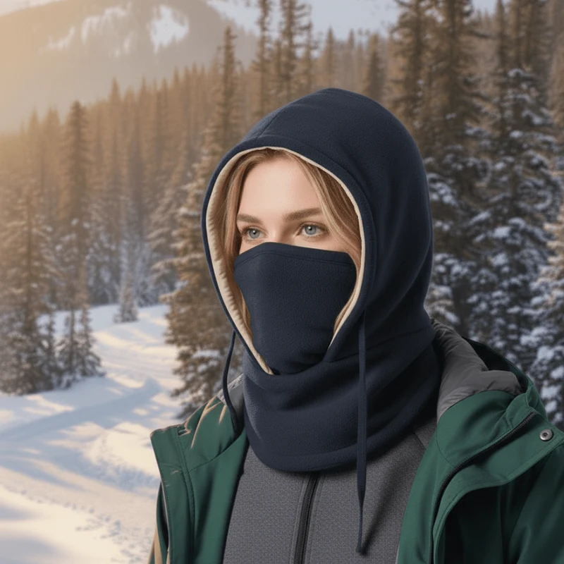 Frostkern – Berretto Invernale Con Protezione Per Il Collo E Strato Esterno Antivento