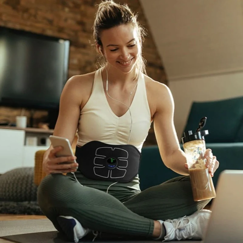 Flextone Skulpt – EMS Allenatore per Addominali per un Allenamento Efficace a Casa in Solo 15 Minuti