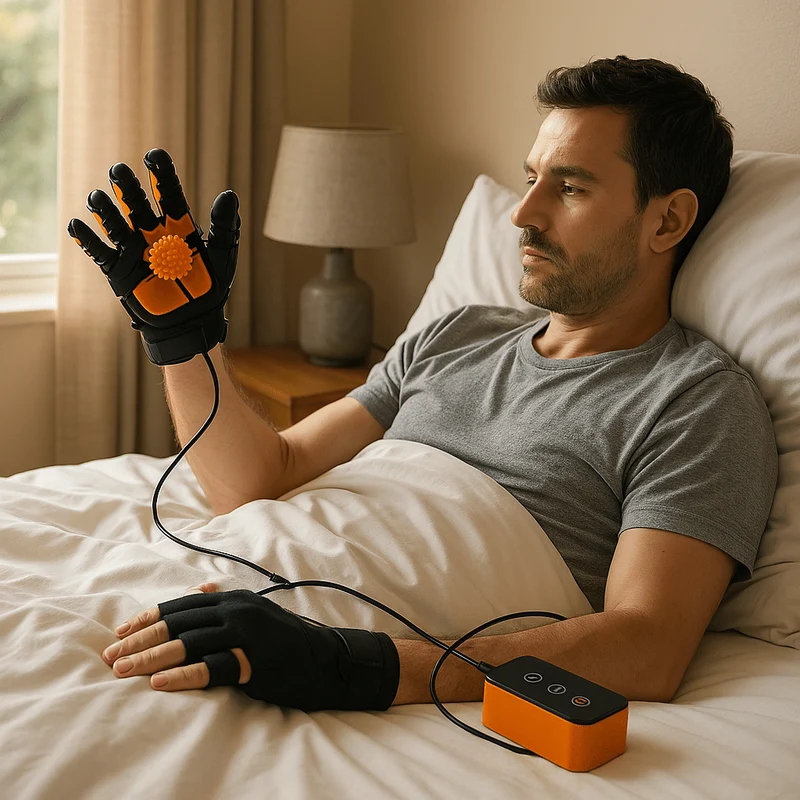 MOTORAFLEX – Guanto riabilitativo automatico per riabilitazione domestica e potenziamento muscolare