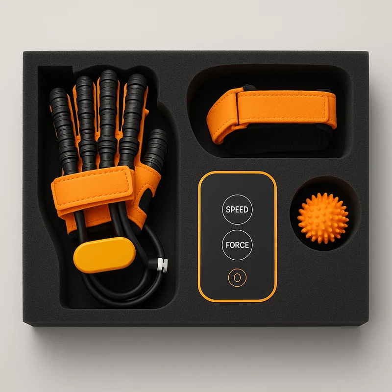 MOTORAFLEX – Guanto riabilitativo automatico per riabilitazione domestica e potenziamento muscolare