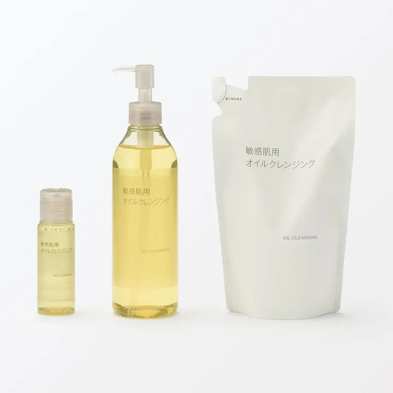 Muji Sensitive Skin Oil Cleanser Refill 9.8oz for Daily Routine