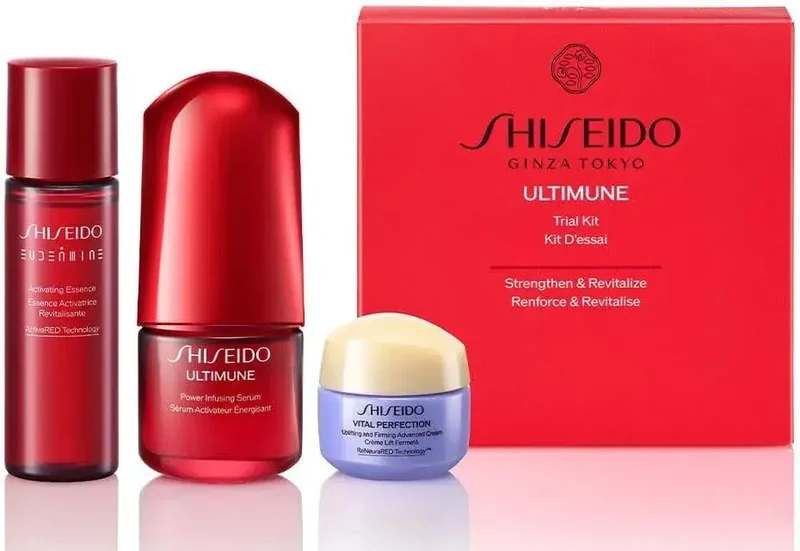 Shiseido Ultimune Skin Care Kit Trial Set 15 mL for Daily Routine