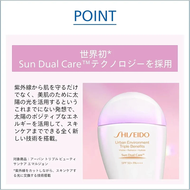 Shiseido Ginza Tokyo Urban Triple Beauty Suncare Lotion SPF50+ 30ml
