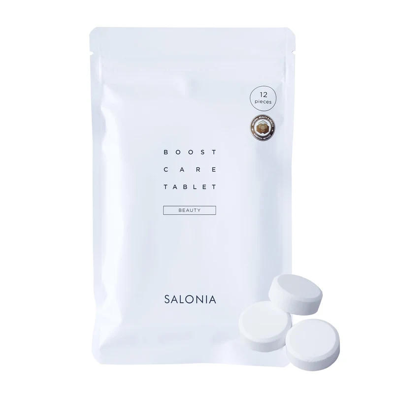 SALONIA Boost Care Tablets for Fine Bubble Clear 12 Tablets
