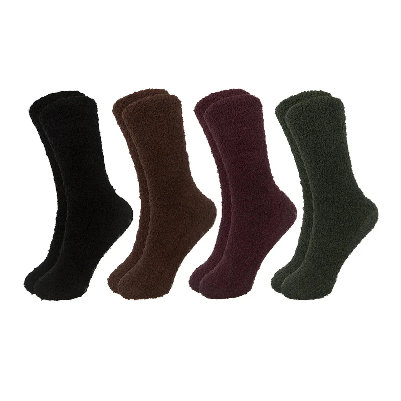 LAZYPANTS - 4 Paires de Chaussettes Antidérapantes Pour Femme