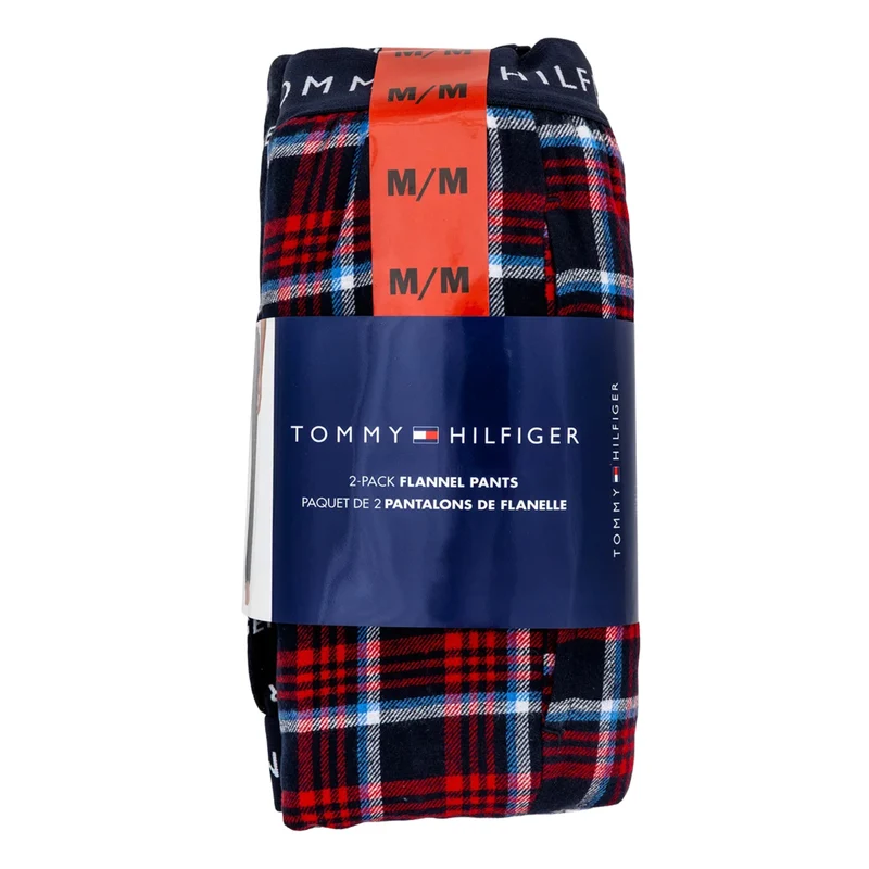 TOMMY HILFIGER - Paquet de 2 Pantalons de Flanelle Pour Homme