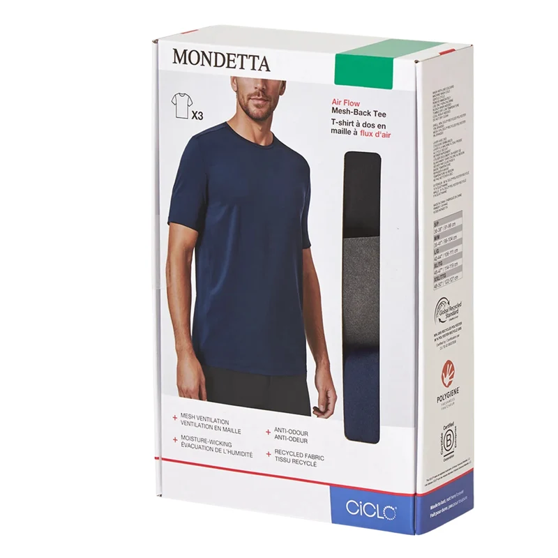 MONDETTA - Paquet de 3 Chandails Pour Homme