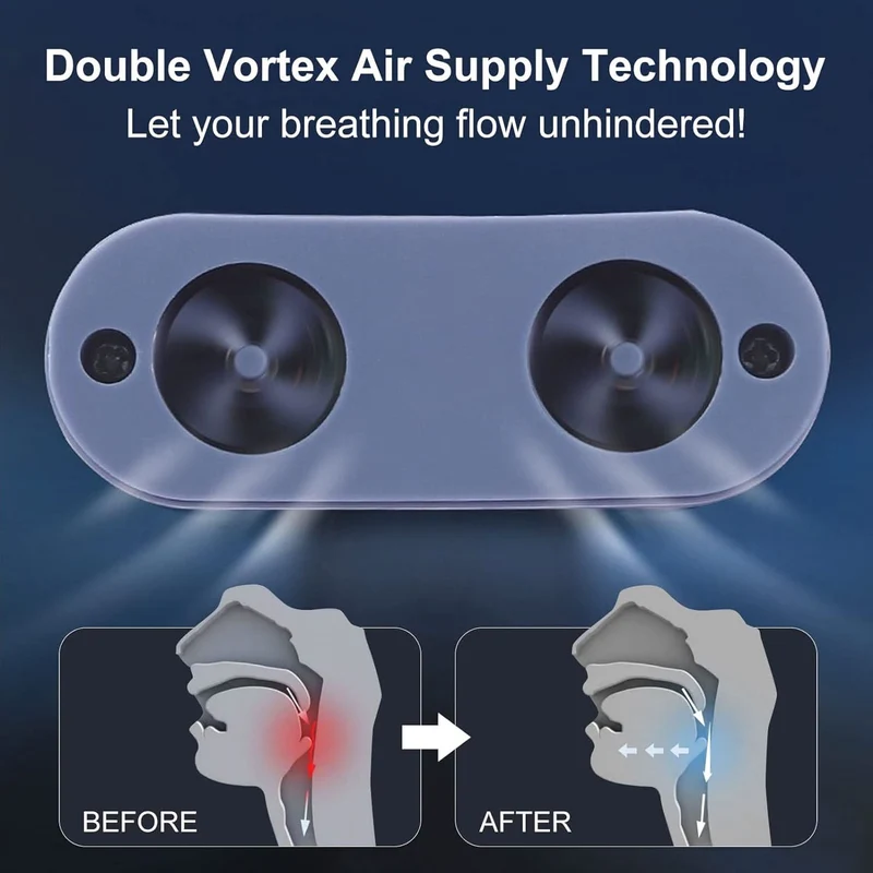 Mikroatmung – Dispositivo CPAP contro il russare senza maschera per un sonno tranquillo e una respirazione libera