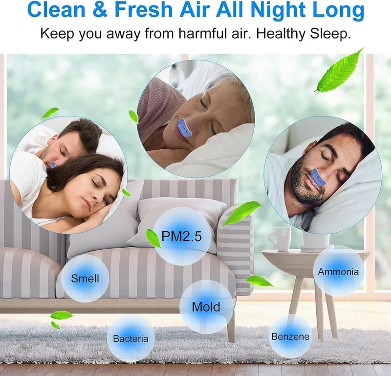 Mikroatmung – Dispositivo CPAP contro il russare senza maschera per un sonno tranquillo e una respirazione libera