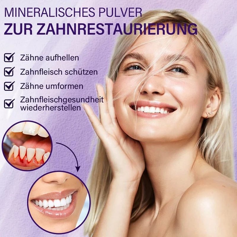 Polvere minerale per la cura dei denti | Rinforza e protegge i denti | SmileSchutz