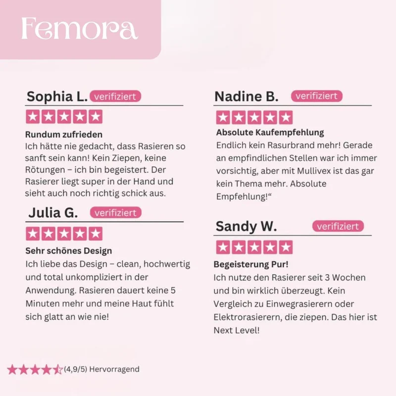 Rasoi per la zona intima per donne | Rasoio elettrico per donne per la zona intima | Trimmer per bikini | Femora