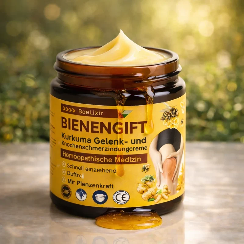 Crema al veleno d'api | Unguento con veleno d'api, acido ialuronico e collagene | BeeLixir