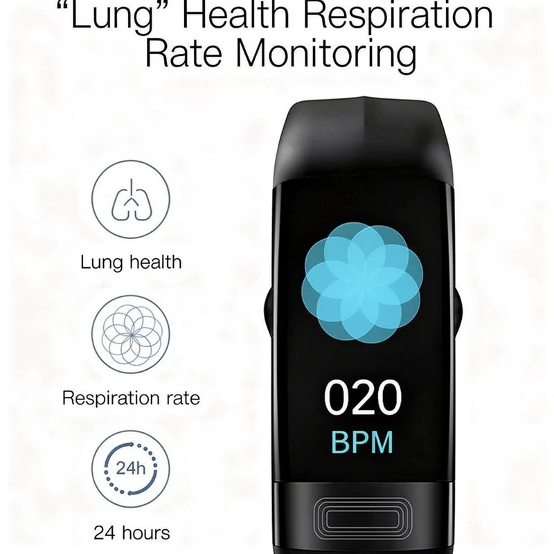 Smartwatch con EKG, frequenza cardiaca, pressione sanguigna e monitoraggio del sonno per donne e uomini | Fitness Tracker | Vitaro