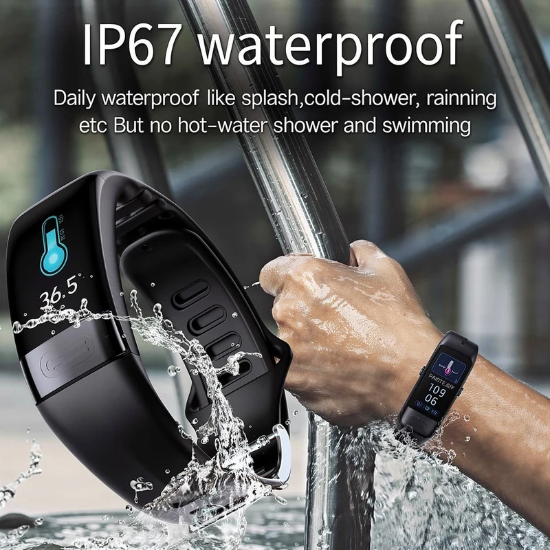 Smartwatch con EKG, frequenza cardiaca, pressione sanguigna e monitoraggio del sonno per donne e uomini | Fitness Tracker | Vitaro