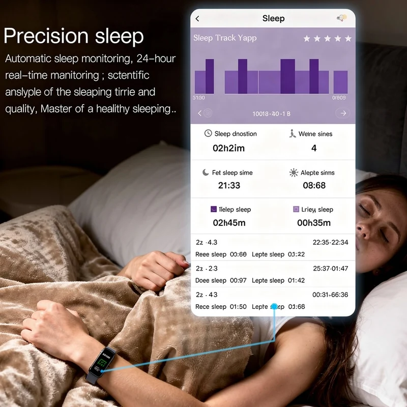 Smartwatch con EKG, frequenza cardiaca, pressione sanguigna e monitoraggio del sonno per donne e uomini | Fitness Tracker | Vitaro