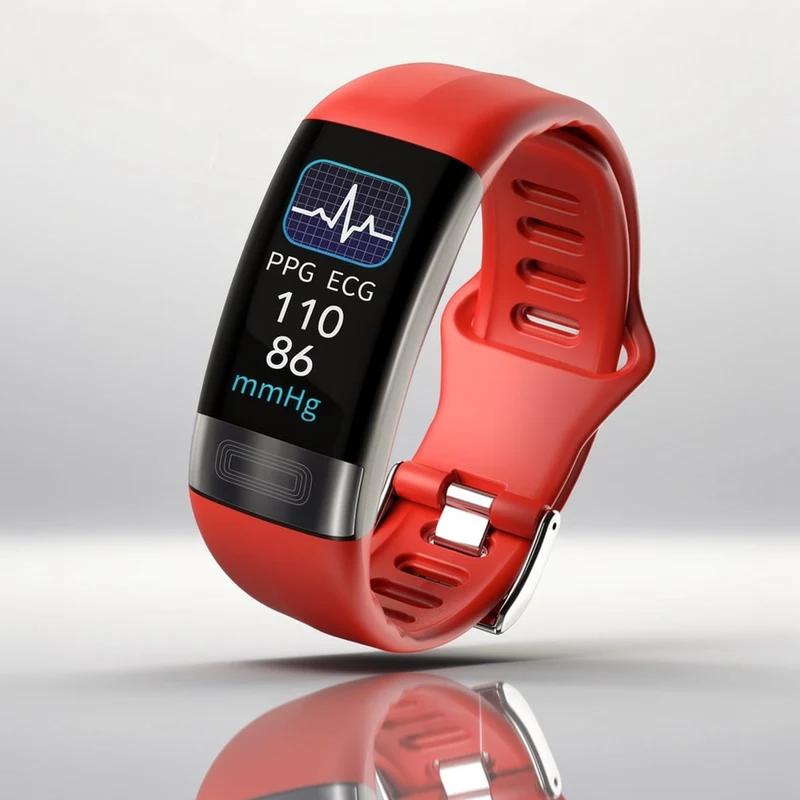 Smartwatch con EKG, frequenza cardiaca, pressione sanguigna e monitoraggio del sonno per donne e uomini | Fitness Tracker | Vitaro