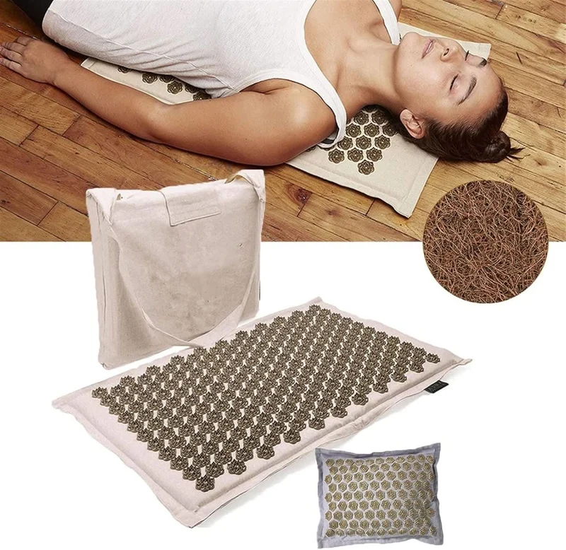 PRESSUREASE – Materassino per Agopressione per Sollievo Naturale dal Dolore e Relax