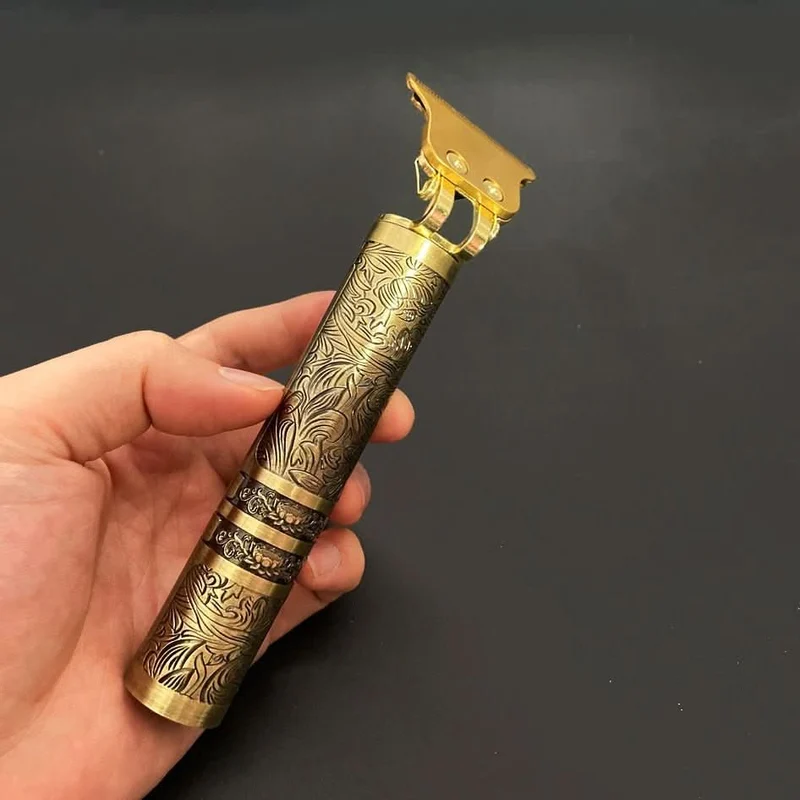 SKULLTRIM – Barba vintage trimmer con batteria e taglio preciso per barba e capelli