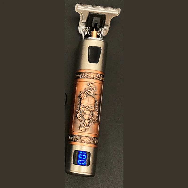 SKULLTRIM – Barba vintage trimmer con batteria e taglio preciso per barba e capelli