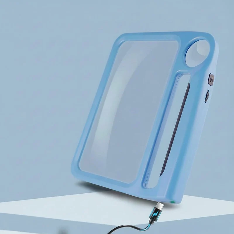 SEHKOMFORT – Lente portatile con LED e ingrandimento 5x/10x per una lettura chiara