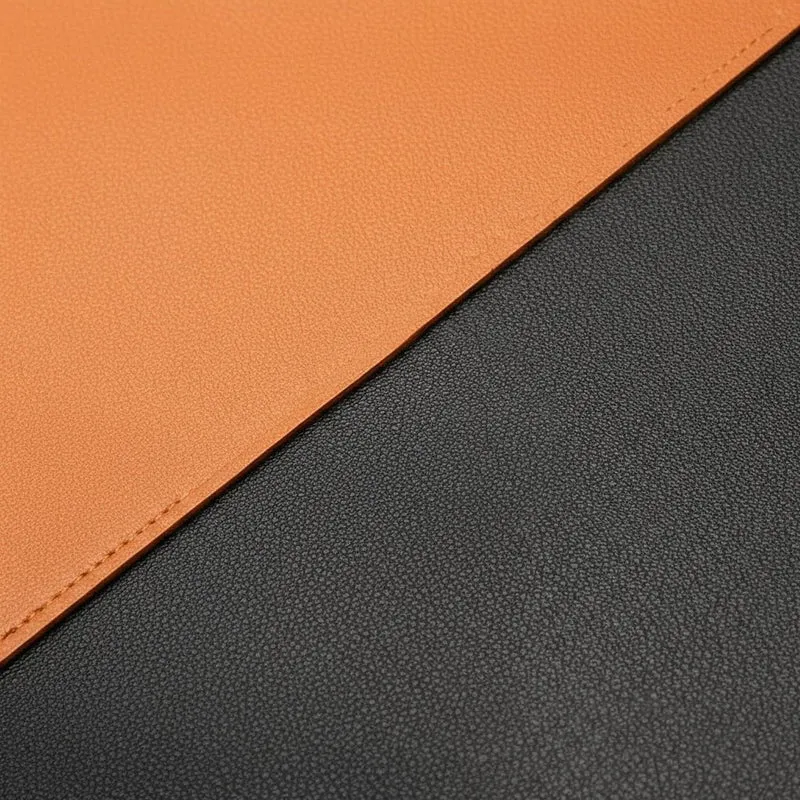 DESKSHIELD – Tappetino per scrivania in PU-Leder premium per un controllo preciso del mouse