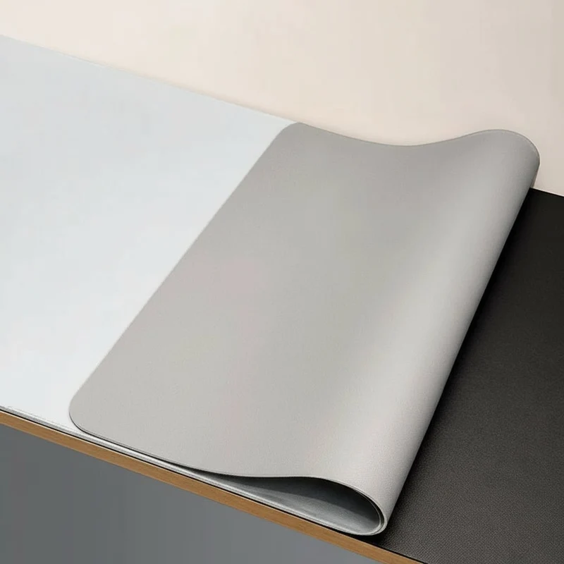 DESKSHIELD – Tappetino per scrivania in PU-Leder premium per un controllo preciso del mouse