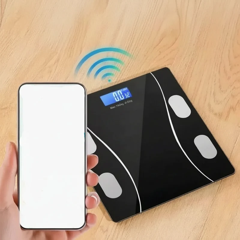 FITSCALE – Bilancia per analisi corporea intelligente con connessione app