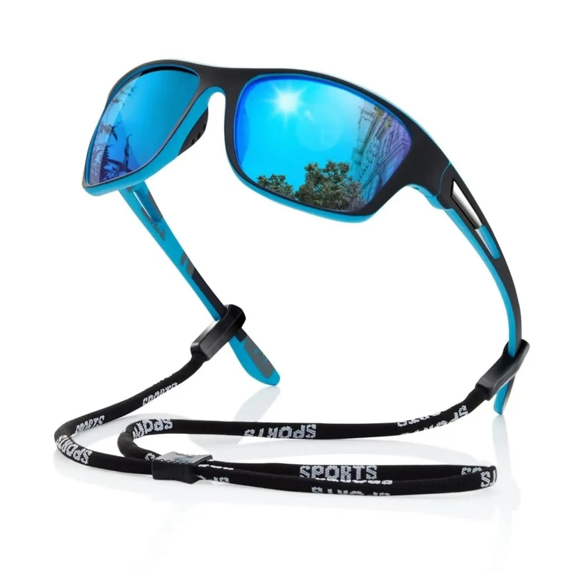 POLARSPORTX Pro – Occhiali da sole sportivi polarizzati con protezione UV400 per attività all'aperto e vita quotidiana