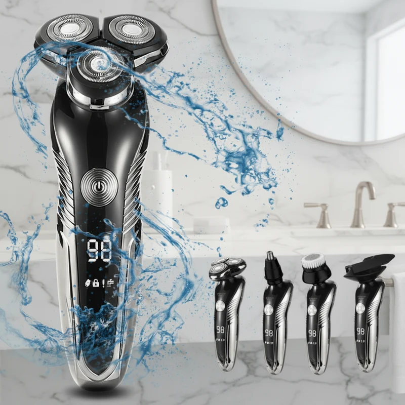 RASOIO Z-SERIE – Elettrico, impermeabile e delicato sulla pelle per rasatura a umido e a secco