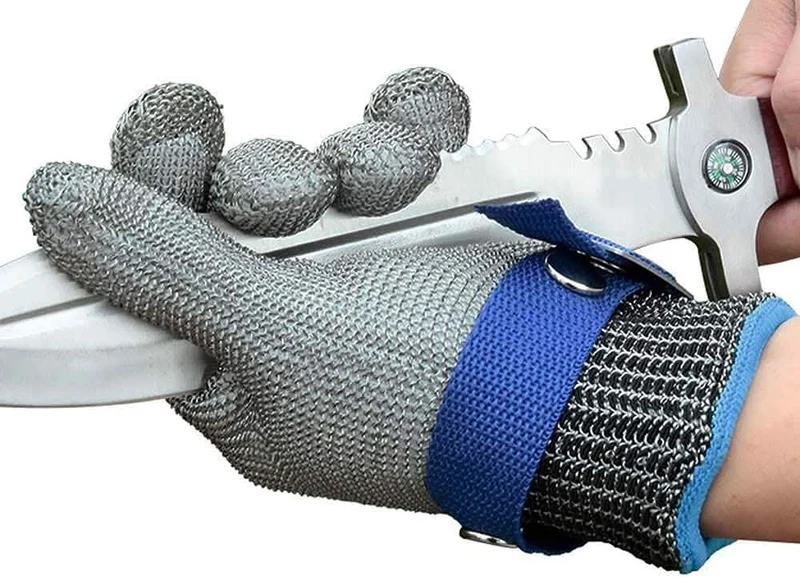 STEELSAFE PRO – Guanti di sicurezza in acciaio inossidabile con massima resistenza al taglio