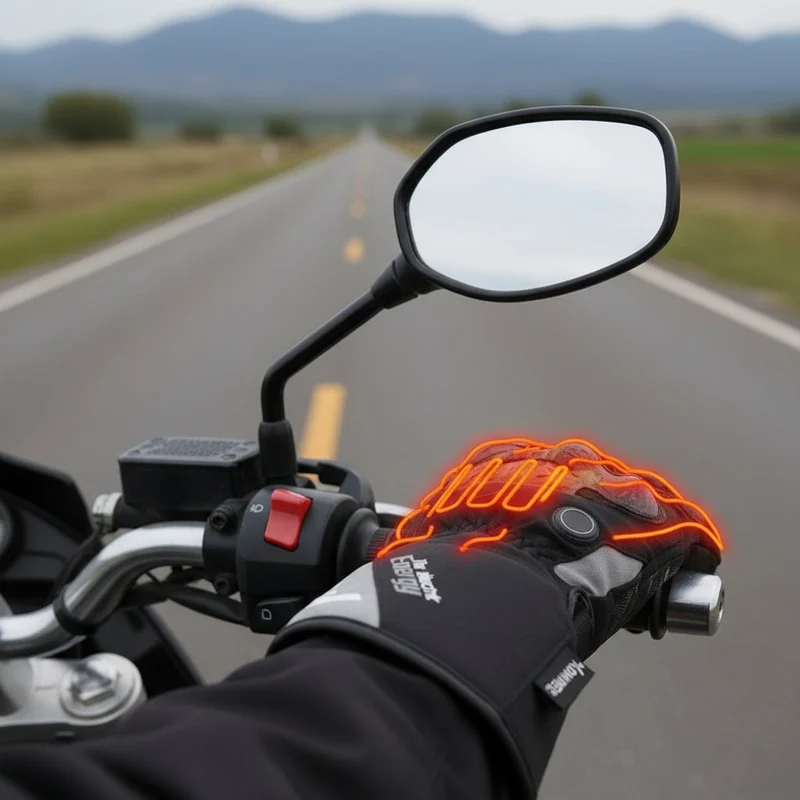 COLDPROTECT – Guanti invernali riscaldati con funzione di riscaldamento ricaricabile per attività all'aperto