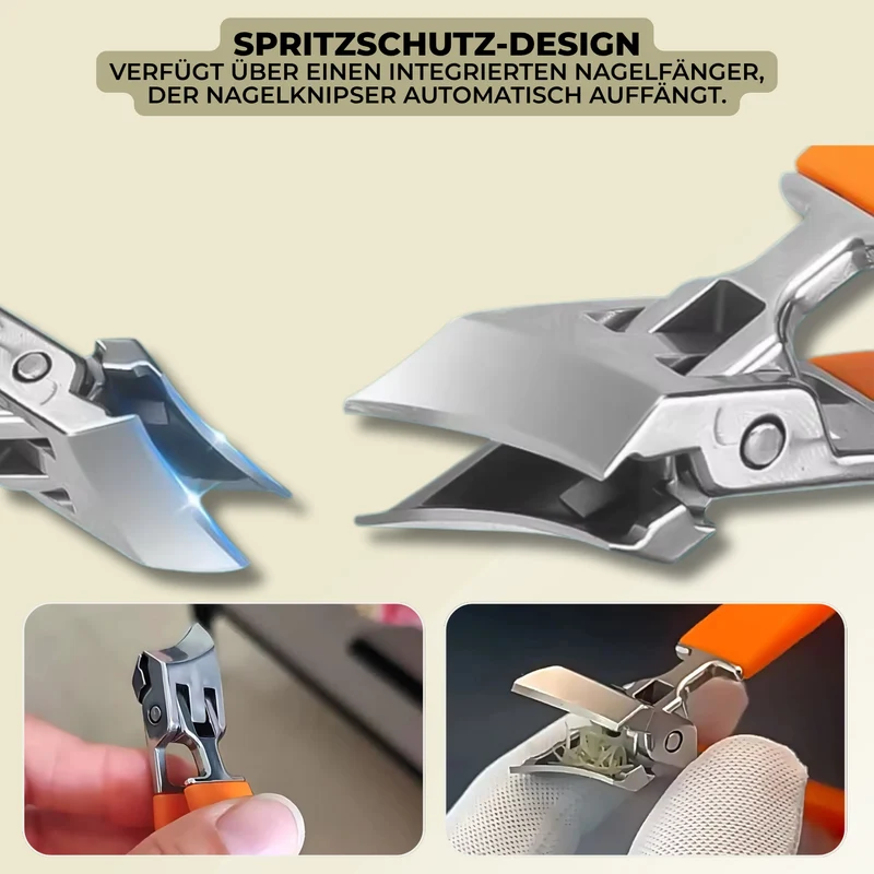 Tagliaunghie WideTrim | Apertura di taglio extra larga | Design anti-spruzzo | Acciaio inossidabile