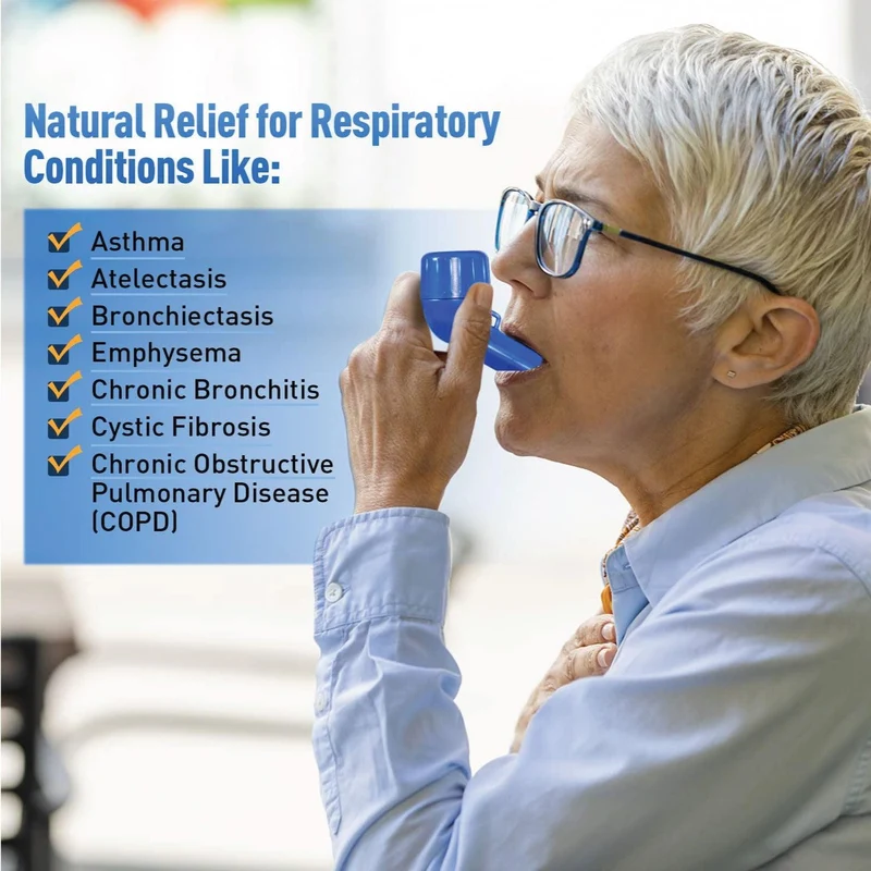 ClearLung Breather | Esercitatore Respiratorio per la Pulizia Naturale del Muco