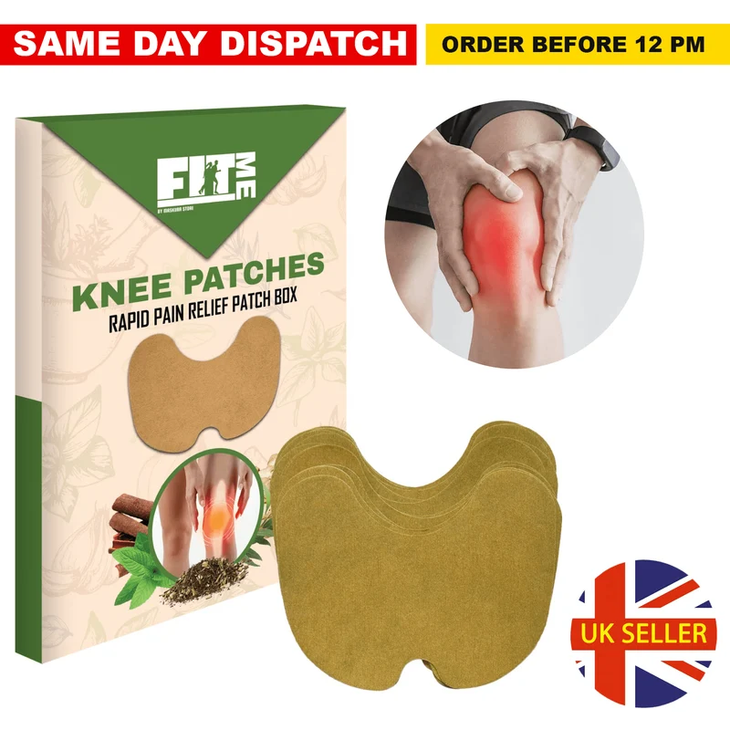 ReliefPatch Flex | Set da 180 pezzi con cerotti analgesici per articolazioni con pad di erbe